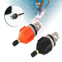 Air Valve Adapter Inflatable Rowing Rubber Boat Paddle Canoe Kayak Air Valve Pump Compressor Converter for SUP Board