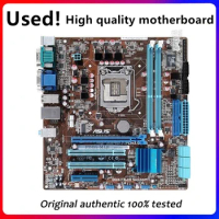 For ASUS P7H55-M LE Motherboard LGA 1156 DDR3 8GB For Intel H55 P7H55 Desktop Mainboard SATA II PCI-E X16 Used