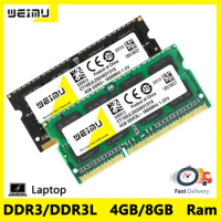 DDR3 DDR3L 4GB 8GB Laptop Memoria Ram 1066 1333 1600Mhz PC3 1.5V PC3L 1.35V 8500 10600 12800 204Pin SODIMM Notebook Memory RAM