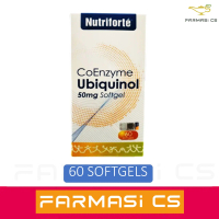 Clearance Nutriforte CoEnzyme Ubiquinol 50mg 60 Softgels EXP:08/2025 [ Farmasi CS ]