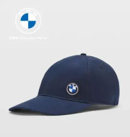 Original BMW Logo Freude Baseball Cap Topi Unisex Dark Blue 80162864019