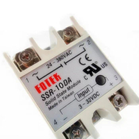 Single-phase solid state relay SSR-10DA 10A DC control AC solid state relay 10DA 24~380VAC 3~32VDC