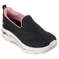 SKECHERS 女鞋 健走系列 GO WALK ARCH FIT 寬楦 粉紅絲帶限定款(896263WBKPK)