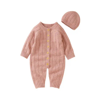 Sakhi Baby Baju Bayi Perempuan 0 6 12 Bulan lucu Jumper Jumsuit Rajut Anak Baru Lahir New Born Katun