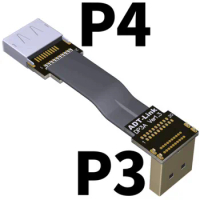 ADT-Link P3-P4 Extension Cable DisplayPort 1.2 8K 4K HDR 165Hz 60Hz Display Port Elbow Angled Adapter Connector Ribbon DP Cable