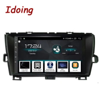 Idoing 9"Car Radio Android Multimedia Player Head Unit For Toyota Prius 3 XW30 2009-2015 GPS Navigation Autoradio Intelligent
