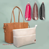 Satin Nylon Bag Insert Organizer Fit For MCM Anya Liz Visetos Tote Handbag Bag Shaper