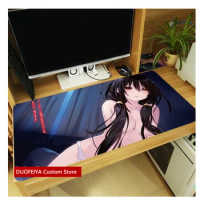 HD DATE A LIVE Anime Tokisaki Kurumi Nightmare Cosplay Anti-slip Mouse Pad Laptop Mice Mat Tabletop Keyboard Mat Playmat Otaku