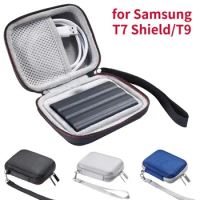 Portable Storage Bag with Lanyard Anti Scratch Carrying Case Shockproof Waterproof for Samsung SSD T