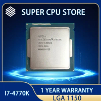 Intel Core i7-4770K i7 4770K i7 4770 K Processor 84W 3.5 GHz Quad-Core Quad-Thread CPU LGA 1150