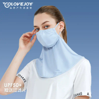 หน้ากากกันแดดฤดูร้อน PM2.5 หน้ากากปั่นจักรยาน ป้องกันแสงแดดสำหรับผู้หญิง ป้องกันคอ ระบายอากาศ เย็นสบ