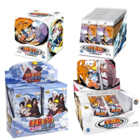 Wholesales 24BOX Naruto Collection Cards Full Set Booster Box Kayou Uzumaki Uchiha Anime Playing Game Cartas Christmas Gift