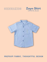 Sienna Kids - Zahra Crystal Blue Dress | Dress Anak Perempuan Lucu Premium Bordir Nyaman Lengan Panj
