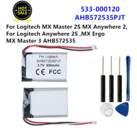 AHB572535PJT 533-000120 Battery For Logitech MX Master 2S MX Anywhere 2 For Logitech Anywhere 2S ,MX Ergo MX Master 3 + Tools