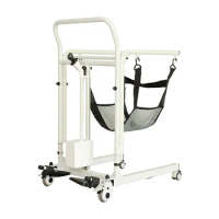 Adult medical electric beside shower commode chair with potty seat