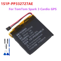 1S1P-PP332727AE For TomTom Spark 3 Cardio GPS Watch Acumulator 2-wire Plug 260mah Smartwatch Batteries Replacement Battery