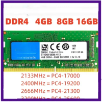 100pcs Ram DDR4 4GB 8GB 16GB 2133 2400 2666 3200 mhz Memory Notebook PC4 17000 19200 21300 1.2V Sodimm Laptop Memoria Ddr4 RAM