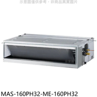APP下單4%點數★萬士益【MAS-160PH32-ME-160PH32】變頻冷暖吊隱式分離式冷氣(含標準安裝)