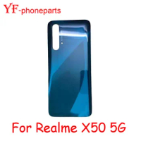 AAAA Quality For Oppo Realme X50 5G RMX2144 Back Battery Cover Rear Panel Door Housing Case Repair Parts