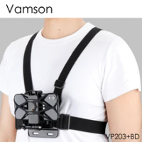Vamson สำหรับ iPhone 13 Xiaomi Samsung Huawei สายคล้องคอ Body Harness โทรศัพท์คลิปสำหรับ Insta360สำหรับ Gopro Hero 10 9 8 7