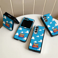 Original Toy Story Phone Case For Samsung Galaxy Z Flip zflip4 zflip5 Z Fold 4 5 zfold4 Disney Cartoon Cover Funda