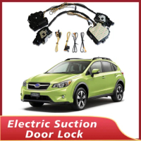Car Soft Close Door Latch Pass Lock Actuator Electric Absorption Suction Silence Closer For Subaru XV 2018~2023