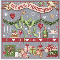 6-Little Pirate Counted Cross Stitch Kit Cross stitch RS cotton with cross stitch Merry Christmas