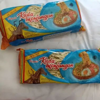 BLIAM Mie Telor KUDA MENJANGAN Kecil - Lebar 200 gr Mi Telur Bungkus Biru MIE MENJANGAN MENJANGAN PI