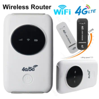 4G Lte Router Portable WiFi Repeater 3200mAh 150Mbps Outdoor Mobile Hotspot Wireless Router Wide Coverage with SIM Card Slot