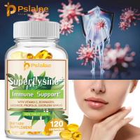 Pslalae - Super Lysine Capsules - สูตรพิเศษ 6 in 1 - L-Arginine - วิตามินซี - 30/60/120 แคปซูล