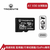 TRIDENITE MicroSDXC 256GB A1 V30攝影高速記憶卡 支援Switch/GoPro/攝影/平板 兩入組