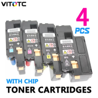 4 Color Compatible Toner Cartridge For Dell 1250 1250c 1350 1350cnw 1355cn 1355cnw Laser Printer Replacement Cartridges