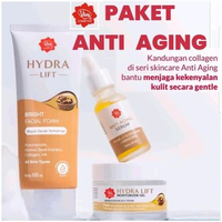 Paket Viva Skincare Anti Aging Set, Moisturizer Gel Serum Anti Aging Facial Foam