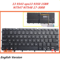 Laptop English Keyboard For Dell XPS 13 9343 xps13 9350 15BR N7547 N7548 17-3000 Notebook Replacement layout Keyboard