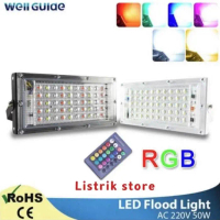 Lampu led 50w rgb warna warni led sorot led 50w 50 w 50 watt rgb - 50w rgb