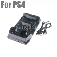 1set Charging Dock Station Stand Game Accessories for PlayStation 4 For PS4 Dualshock4 PS MOVE Controller Support