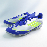 ADIDAS IH0920 梅西 大童 足球釘鞋 F50 League MG J Messi 銀藍【iSport愛運動】