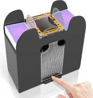 Automatic Card Shuffler 2/1/4/6 DeckBattery-Operated Electric UNO Poker ShufflerPlaying Card Shuffle