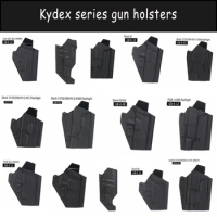 Kydex Gun Holster for Glock 17/19/43/45/48 Beretta M9 SIG P226 Colt 1911 X400/X300/TLR Light Pistol Case Quick Release System