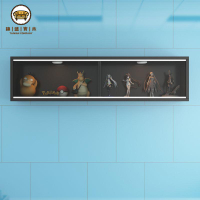高端手辦收納櫃 多層透明防塵展示盒 模型玩具收藏必備實木生態板鋼化玻璃移門廚房吊柜 書柜 儲物柜手 辦展示柜 家具可定制免運 工廠直銷 開立發票j227