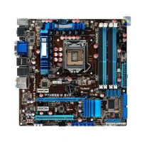 Intel H55 P7H55D-M EVO motherboard Used original LGA1156 LGA 1156 DDR3 16GB USB2.0 SATA2 Desktop Mainboard