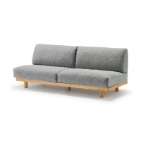 【MUJI 無印良品】木製簡約沙發/3人座 寬179*深74.5*高69cm(大型家具配送)