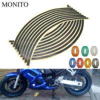 Motorcycle Wheel Sticker Reflective Decals Rim Tape Strip For BMW S1000R S1000 Benelli be300 be600 tnt/be 300 600 Accessories
