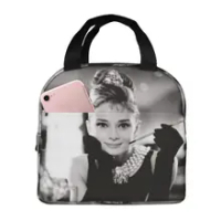 Elegant Audrey Hepburn Celebrity Retro Women Shopper Bags Casual Canvas  Lady Shopping Bag Supermarket Travel Tote Handbag - AliExpress