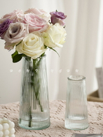 【滿299出貨】創意玻璃花瓶透明大號水養鮮花百合富貴竹花瓶客廳擺件