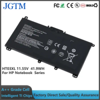 JGTM HT03XL OEM Factory HP Notebook Laptop Battery Computer for HP Pavilion 14-CE0025TU TPN-Q207/TPN-Q208/TPN-Q209/TPN-C135/TPN-