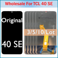 3/5/10PCS Original For TCL 40 SE LCD Display Touch Screen Digitizer Assembly Replacement For TCL 40SE T610K T610P T610 Display