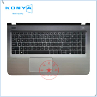New Original For HP Pavilion 15-AB TPN-Q159 Series Laptop Palmrest Upper Case Cover With US Backlit Keyboard 809032-001