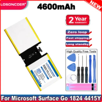 LOSONCOER Top Brand 100% New G16QA043H 2ICP4/76/76 4600mAh Laptop Battery for Microsoft Surface Go 1824 4415Y Tablet PC Battery