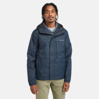 【Timberland 官方旗艦】男款深寶石藍Benton防水外套(A695W433)